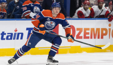 Oilers' Colton Dach to return vs. Mammoth