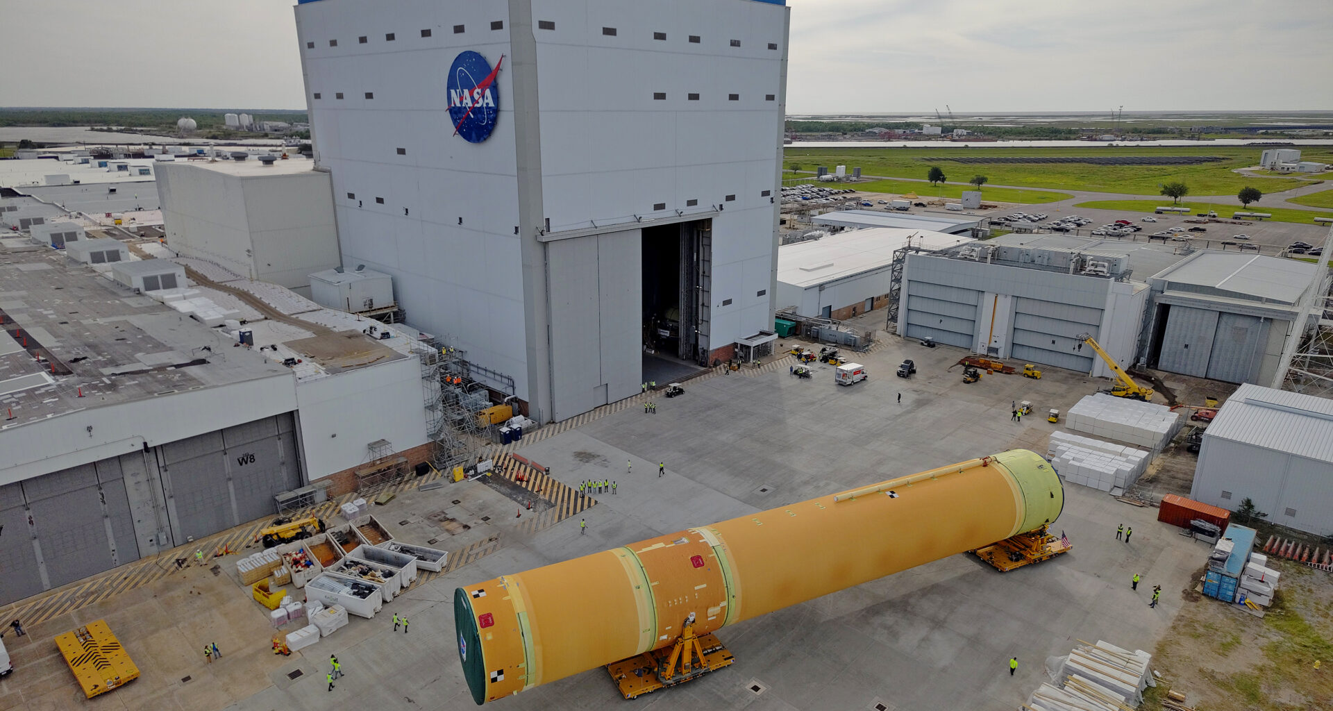 NASA Rolls Out Artemis III Moon Rocket Core Stage
