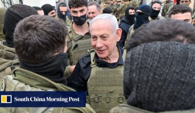 Israel’s Netanyahu, in south Lebanon, says threat of invasion by Hezbollah removed