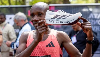 These are the shoes Sabastian Sawe wore to run sub-2 at the 2026 London Marathon