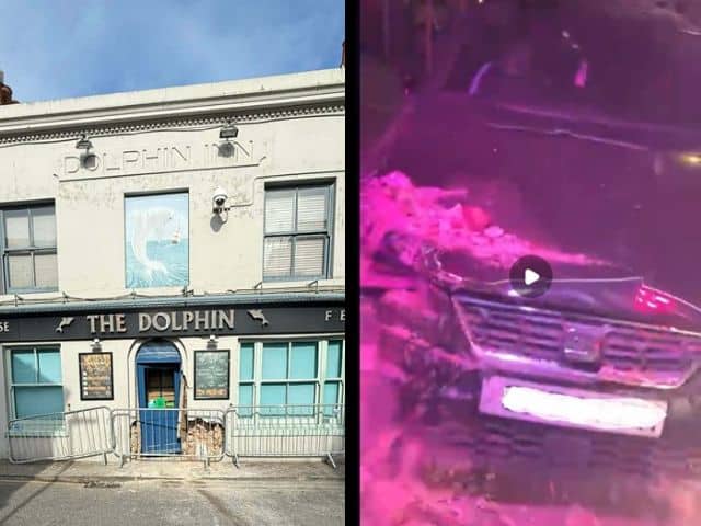 Shock as driver rams into The Dolphin pub in Broadstairs – The Isle of Thanet News