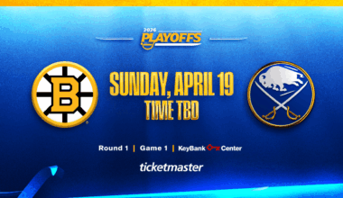 Sabres to open playoffs on Sunday, April 19