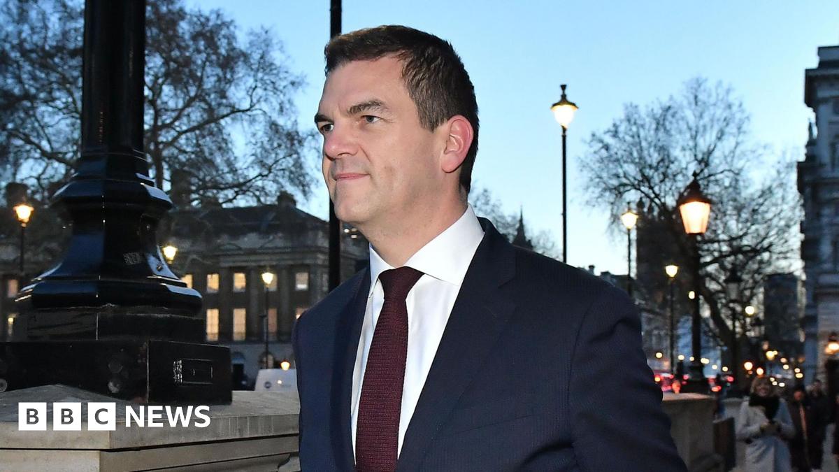 Sir Olly Robbins in a suit and tie in a photo taken in 2019.,