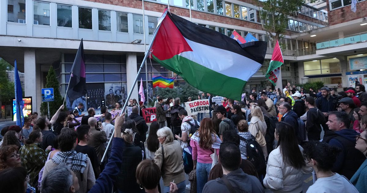 Serbian protest urges boycott of Eurovision Song Contest over Israel's participation :: WRAL.com
