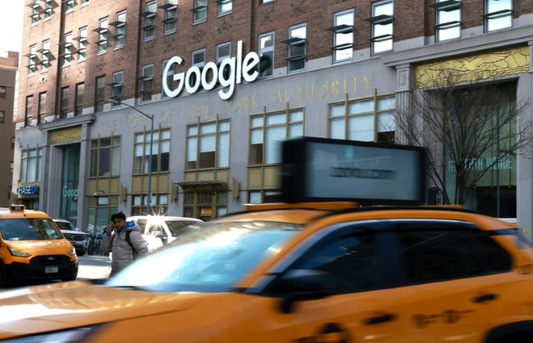 Google-parent Alphabet saw its share price jump as investors lauded the company's success in making the pivot to artificial intelligence (TIMOTHY A. CLARY)