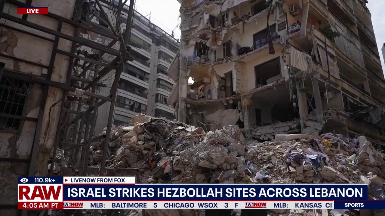 Israel strikes Hezbollah sites across Lebanon