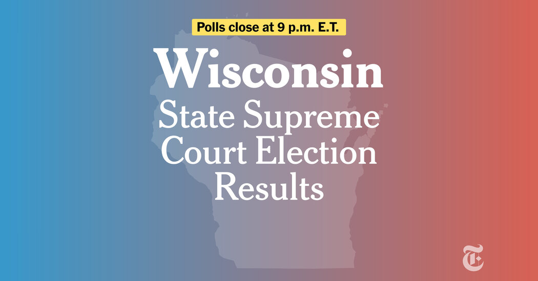 Wisconsin Supreme Court 2026: Live Election Results
