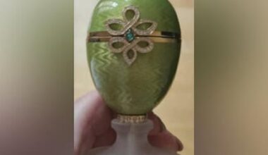 A man stole a handbag outside a London pub. Inside was a Faberge egg and watch worth nearly $3 million.
