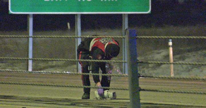 Calgary police confirm pedestrian killed in crash on Stoney Trail - Calgary