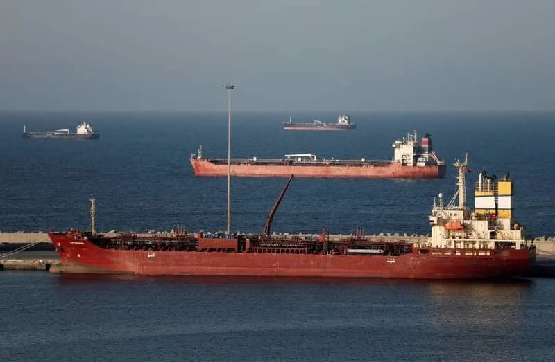 Luojiashan tanker sits anchored in Muscat, as Iran vows to close the Strait of Hormuz, amid the U.S.-Israeli conflict with Iran, in Muscat, Oman, March 7, 2026. (credit: REUTERS/Benoit Tessier/File Photo)