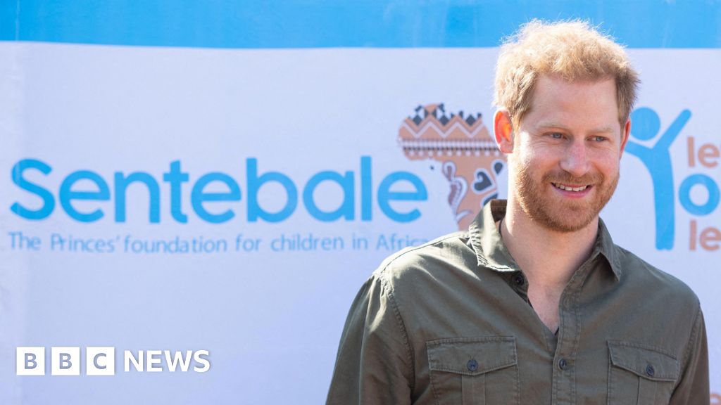 Prince Harry sued for defamation by charity Sentebale he co-founded - BBC