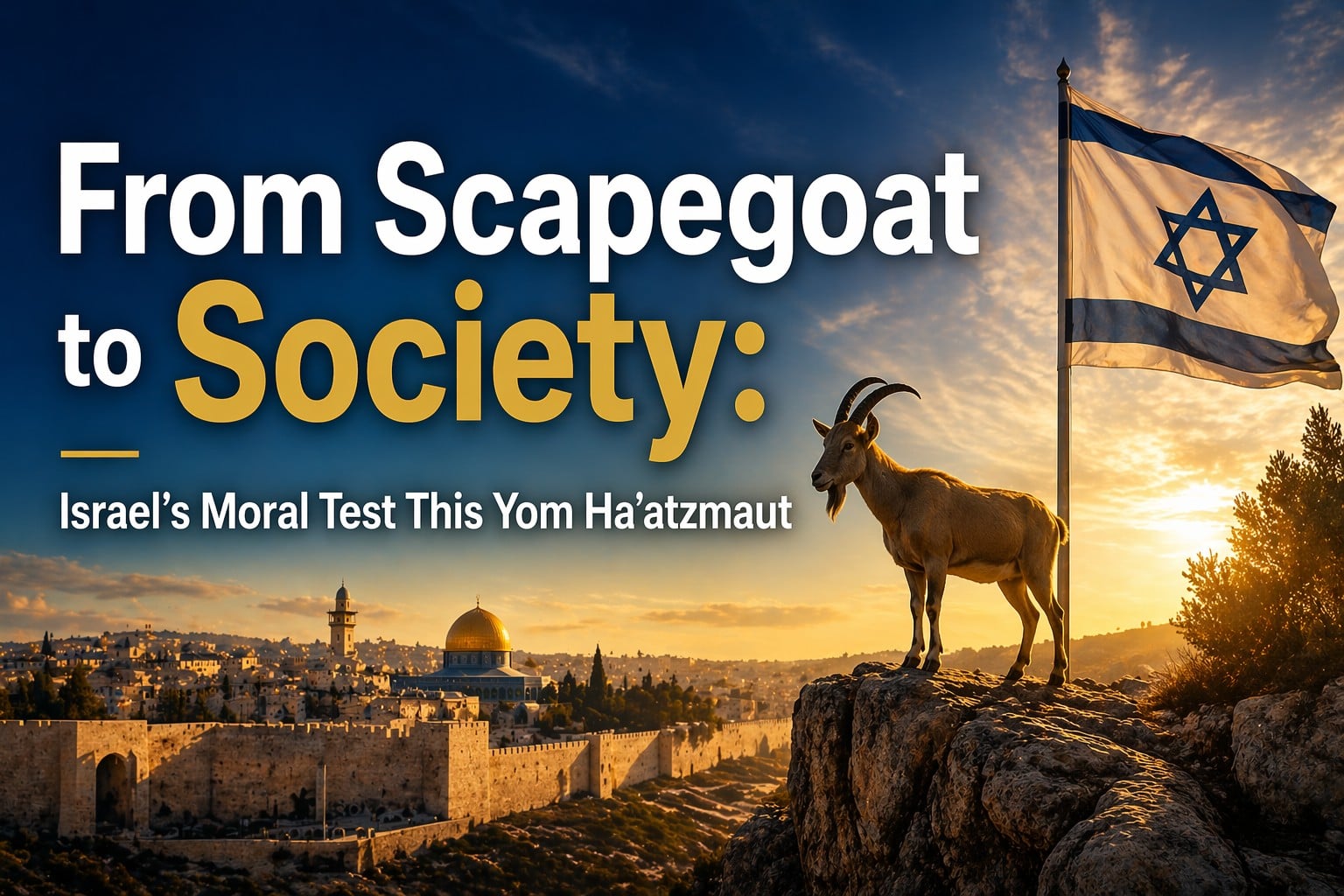 The Blogs: From Scapegoat to Society: Israel’s Moral Test This Yom Ha’atzmaut | Jeffrey Levine