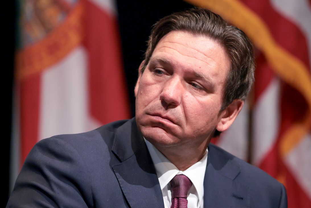 Florida Gov. Ron DeSantis attends a conference in Miami, Florida, on April 7.