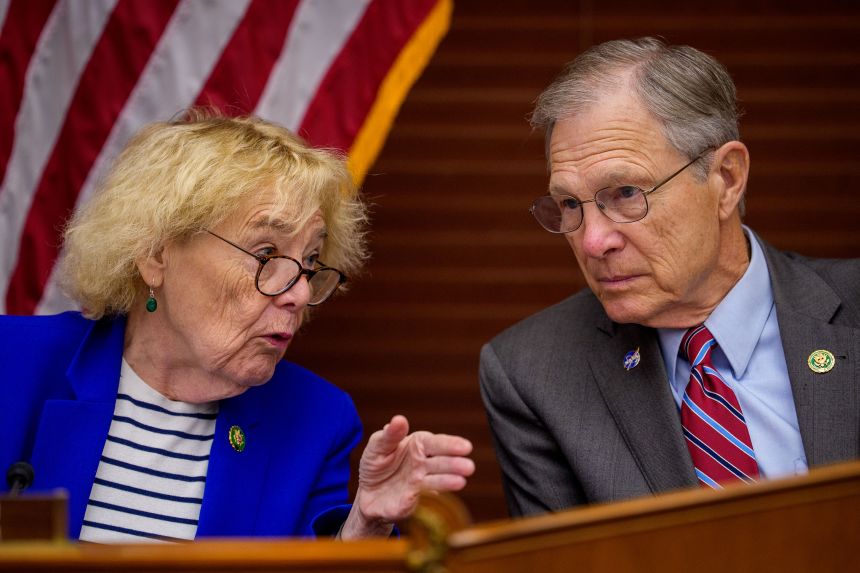 Chairman Rep. Brian Babin and Ranking Member Rep. Zoe Lofgren speak during Wednesday's hearing.