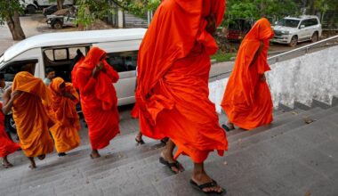 22 Buddhist monks arrested at airport after record drug bust