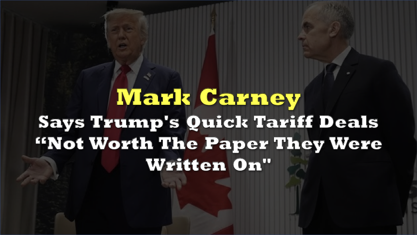 Mark Carney rejects small US tariff relief deal with Trump