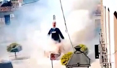 Israel reprimands Spanish diplomat over detonation of Netanyahu effigy | Benjamin Netanyahu