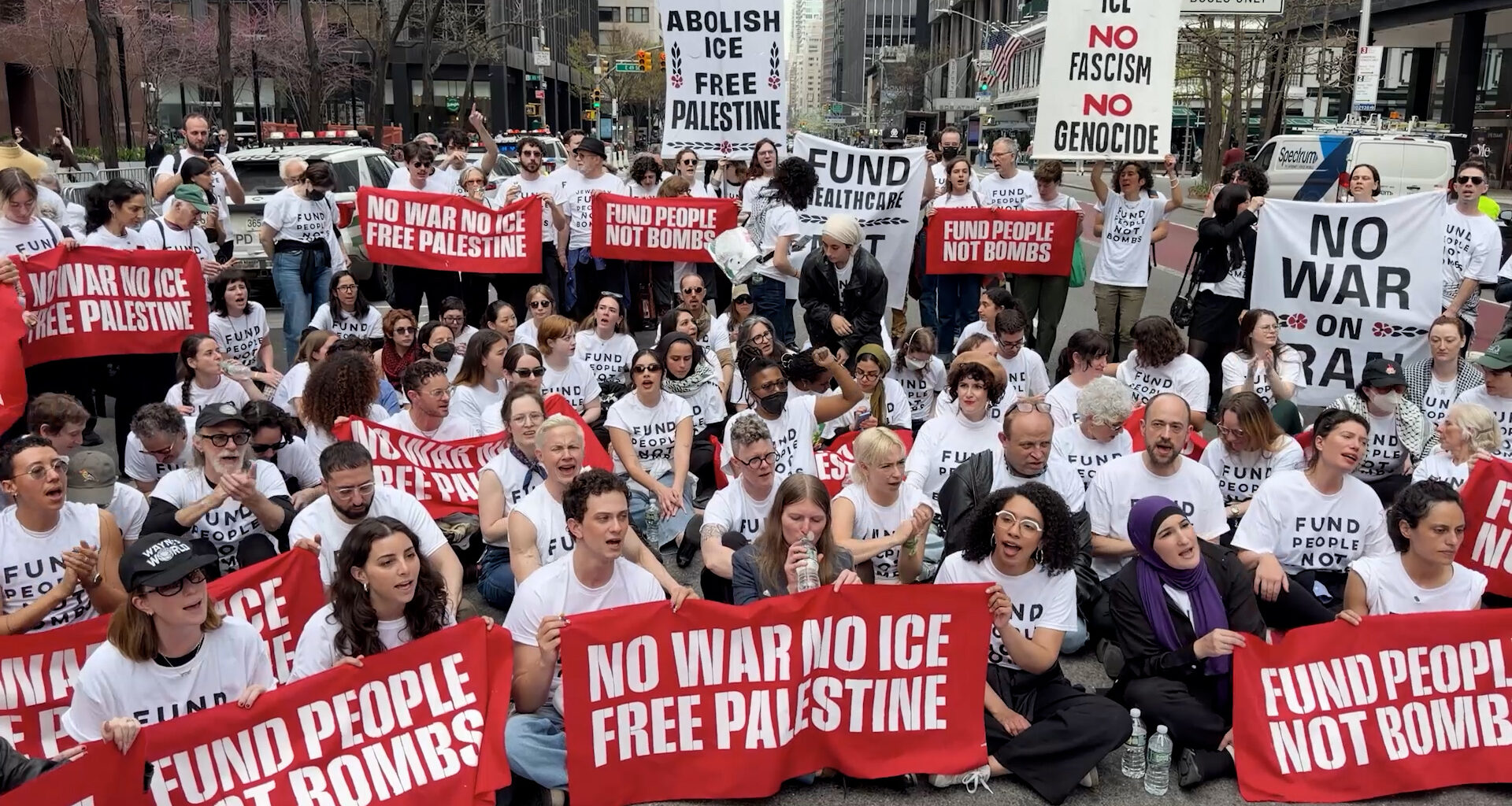 Anti-war protesters arrested in New York urging end to Israel weapon sales | US-Israel war on Iran News