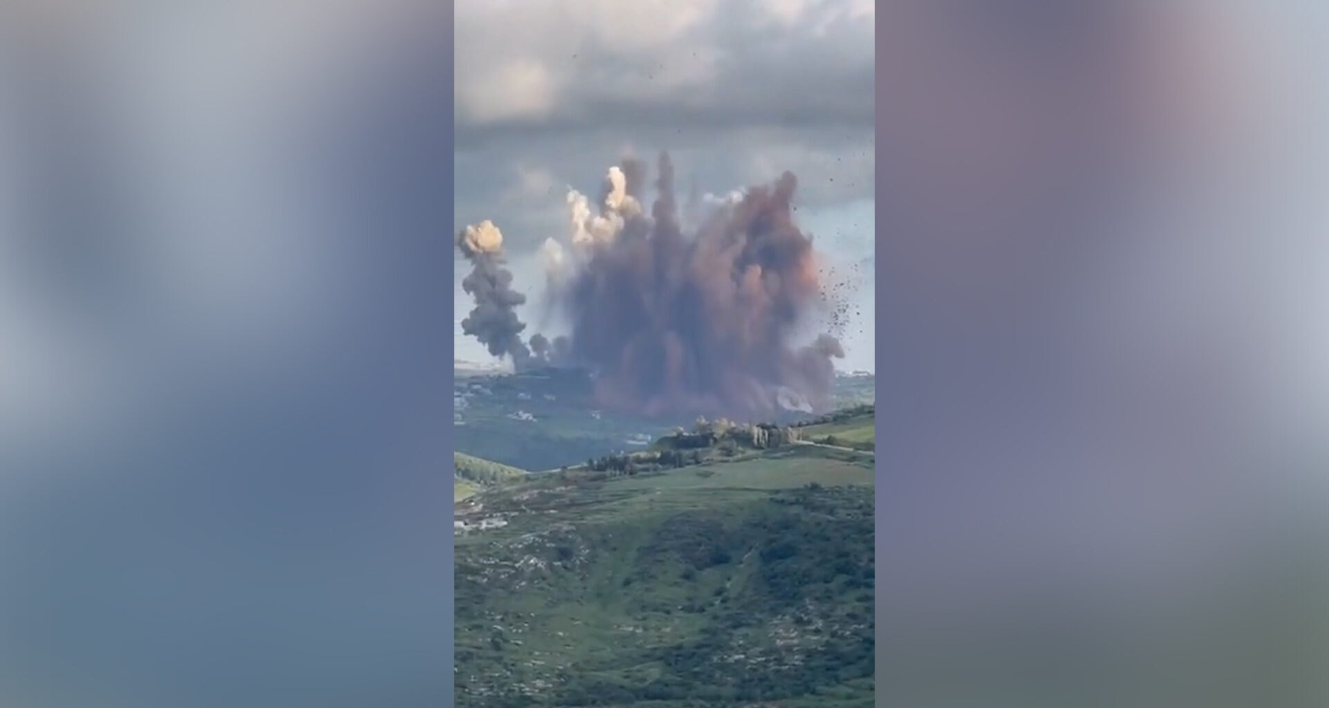 Massive explosion from Israeli operation seen in southern Lebanon | Israel attacks Lebanon