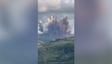 Massive explosion from Israeli operation seen in southern Lebanon | Israel attacks Lebanon