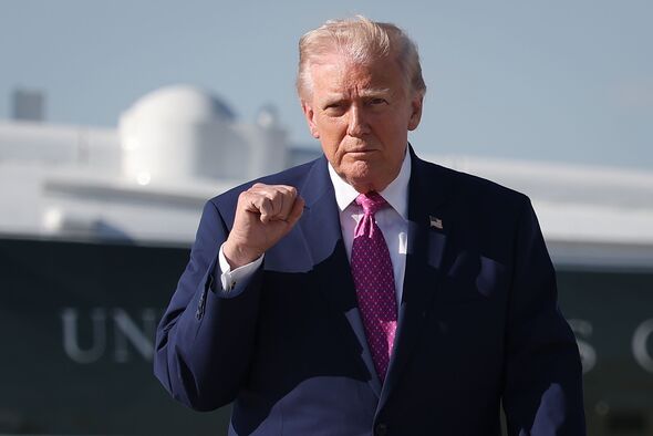 President Trump Departs Washington For Charlottesville