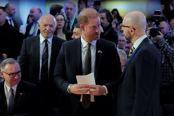 Prince Harry, Duke Of Sussex Visits Kyiv Security Forum