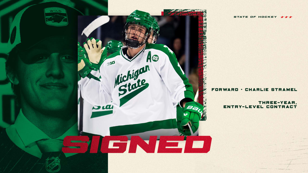Minnesota Wild Signs Forward Charlie Stramel to Entry-level Contract