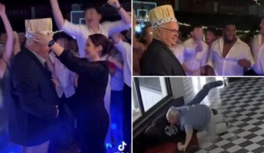 Hero Oklahoma principal Kirk Moore crowned prom king after taking a bullet while tackling school shooter