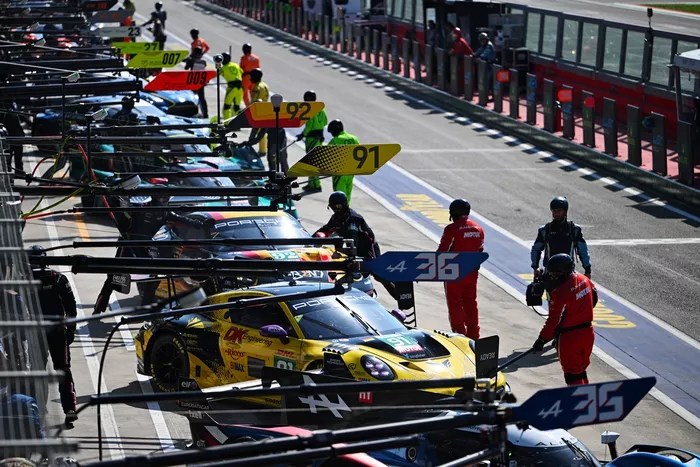 Pit lane