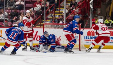 Rangers roll Greyhounds in game 5, conference final now awaits