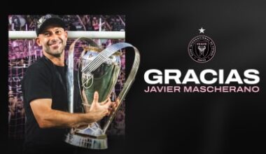 Head Coach Javier Mascherano Departs Inter Miami CF