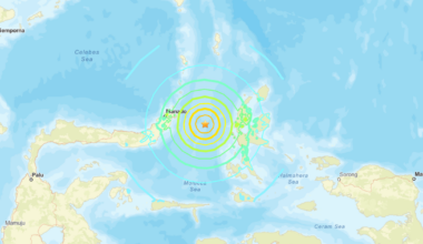 Powerful 7.4 magnitude earthquake in Indonesia's Molucca Sea sets off small tsunami