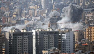 Strike kills 4 near Beirut hospital, as President Aoun pushes for talks with Israel