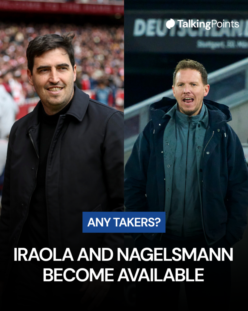 Andoni Iraola and Julian Nagelsmann available to become Chelsea manager