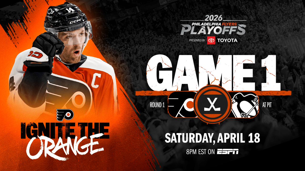 Flyers Announce Game One at Pittsburgh to Begin Saturday April 18
