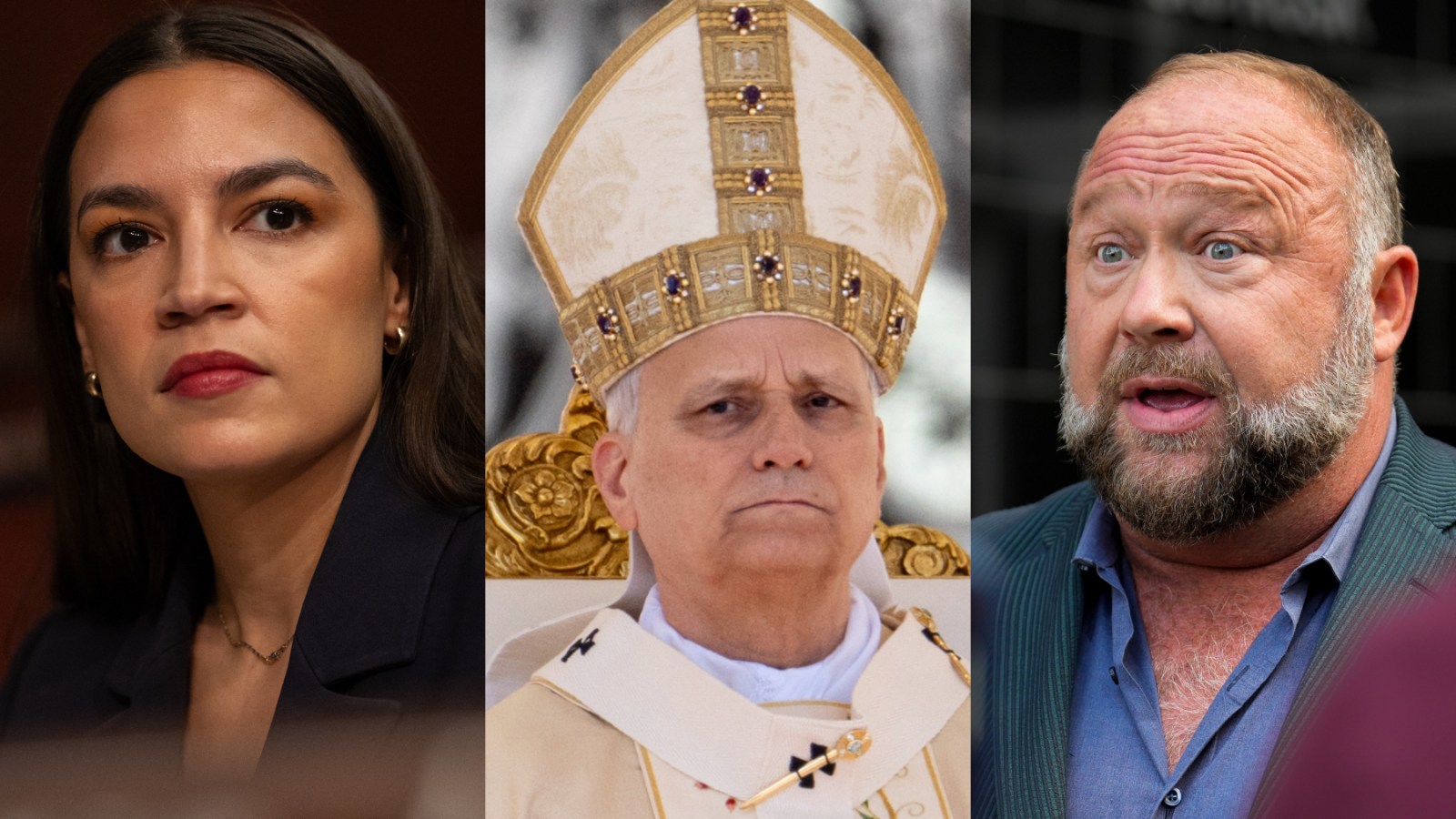 AOC, Alex Jones, and the Pope Denounce Trump After Iran Threat