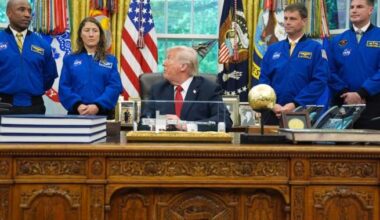 Canadian Jeremy Hansen joins Artemis II crew, meets Trump at White House - National
