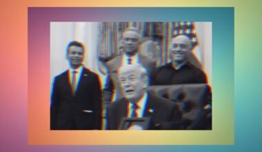 Secretary of Health and Human Services Robert F. Kennedy, President Donald Trump, and media personality Joe Rogan attend an executive order signing regarding psychedelics on Saturday, April 18, 2026. (Photo Illustration by Salon / Allison Robbert / For The Washington Post via Getty Images)