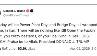 Trump rants against Iran in profanity-laced Easter message – Baptist News Global