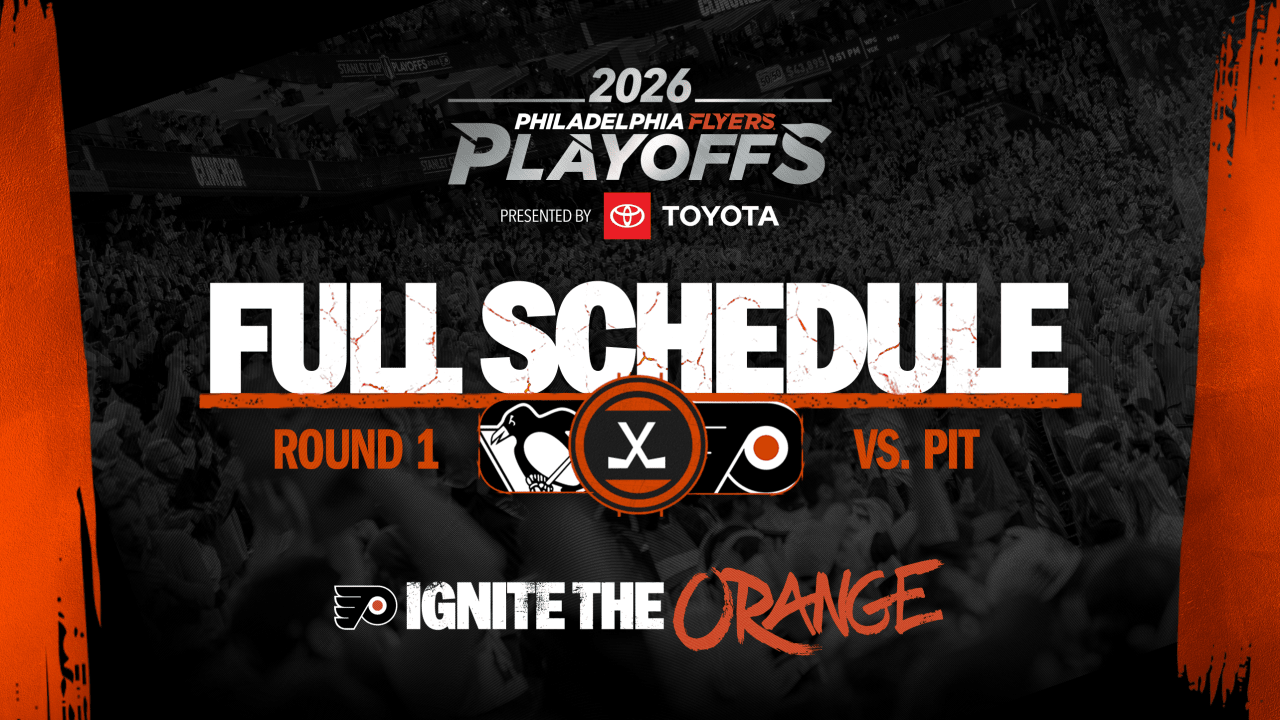 Flyers to host Games 3 & 4 on April 22 & 25 at Xfinity Mobile Arena