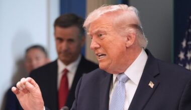 Trump addresses reporters after ominous threat to strike Iran's infrastructure