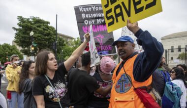 DOJ says Biden unfairly targeted anti-abortion activists : NPR