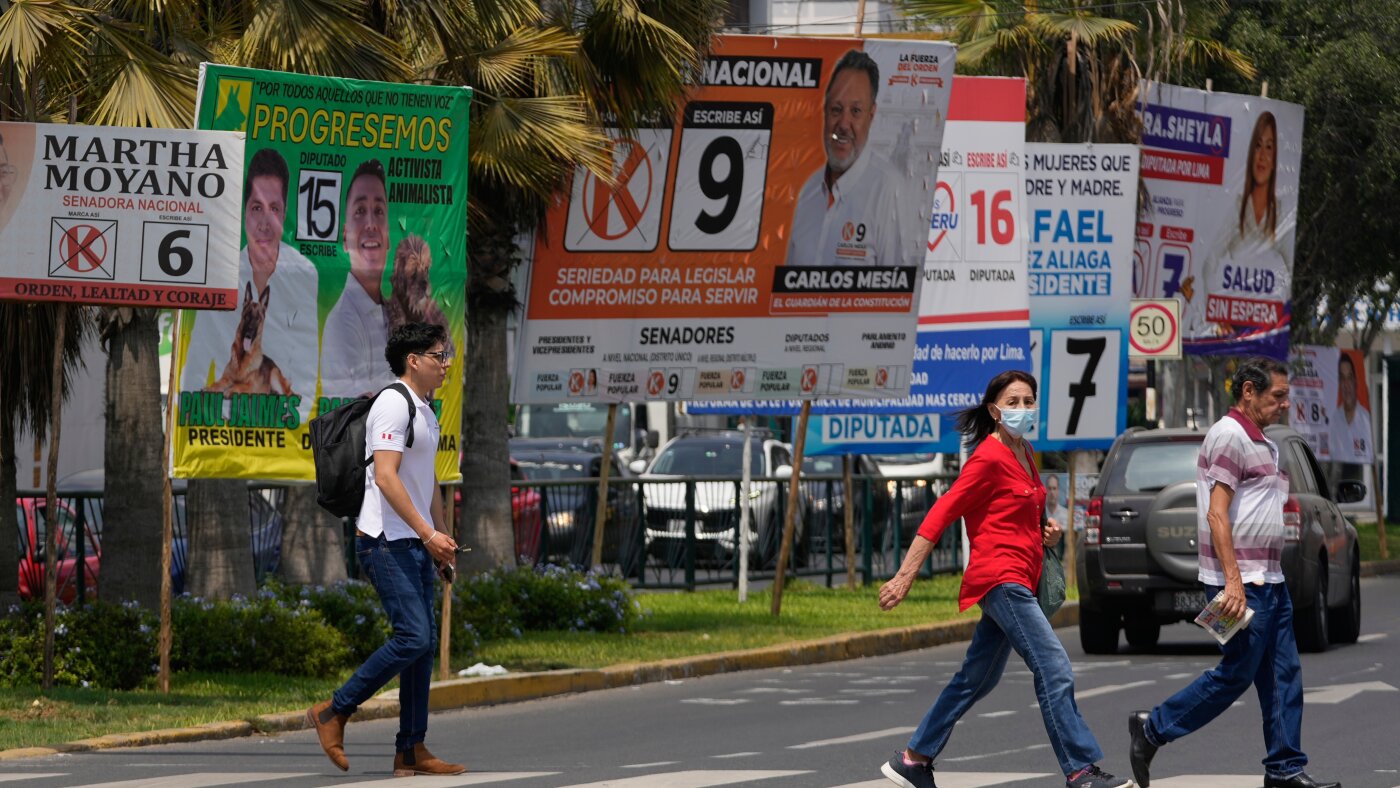 Peru's chaotic presidential election : NPR