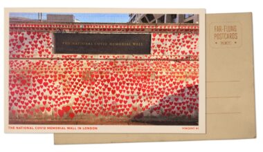 London COVID memorial wall holds vigil opposite Parliament : NPR
