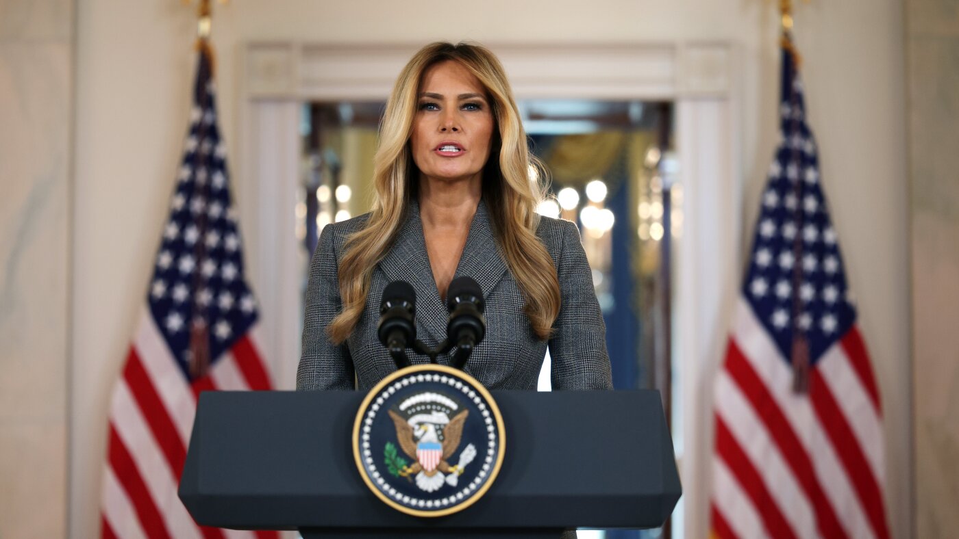 Epstein survivors comment on Melania Trump statement : NPR