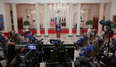 Iran live updates: Oil rises and stocks fall after Trump’s address