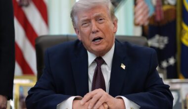 Trump criticizes European allies about the Iran war