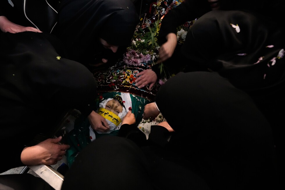 Photos show funerals in Lebanon for Hezbollah fighters, civilians killed before ceasefire