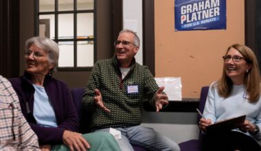 Trivia games and happy hours help power Platner's Senate campaign in Maine