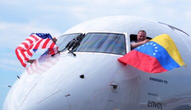 After 7 years, first US-Venezuela commercial flight lands in Caracas